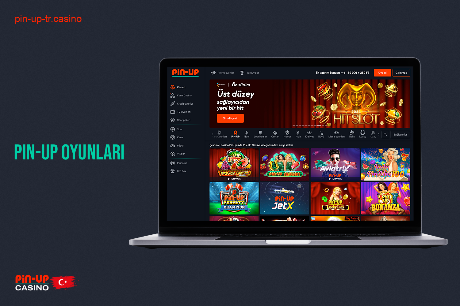 Pin Up Casino Türkiye'den kullanıcılara Pin Up tarzı özel oyunlar sunuyor